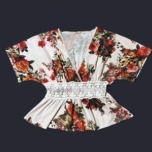 Fairy Floral Lace Babydoll Top by See the Shade!